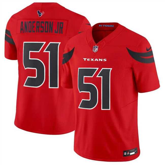 Youth Houston Texans #51 Will Anderson Jr. Red 2024 Alternate F.U.S.E Vapor Stitched Jersey Dzhi,We sell and wholesale Youth Houston Texans #51 Will Anderson Jr. Red 2024 Alternate F.U.S.E Vapor Stitched Jersey Dzhi on line form chian!